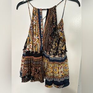 Free People Bellini Patchwork Tank Top